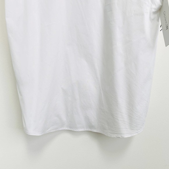 NWT CalvinKlein Button-Down Cropped Shirt Size XS - Picture 6 of 10